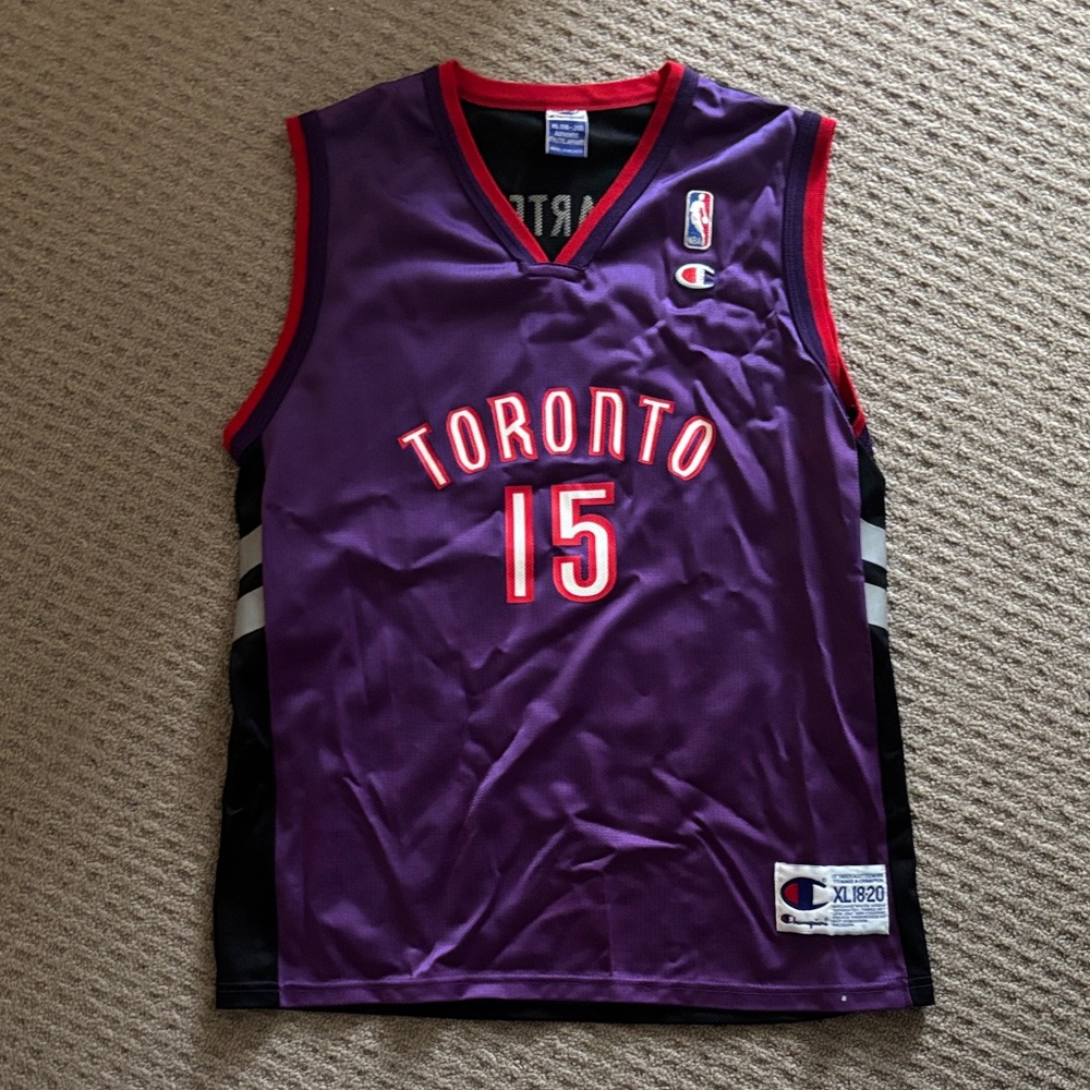 Champion Purple and Red Toronto Jersey